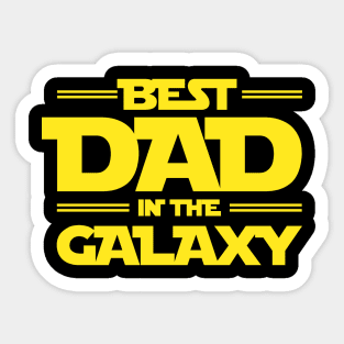 Gifts For Dad: Best Dad In The Galaxy Sticker